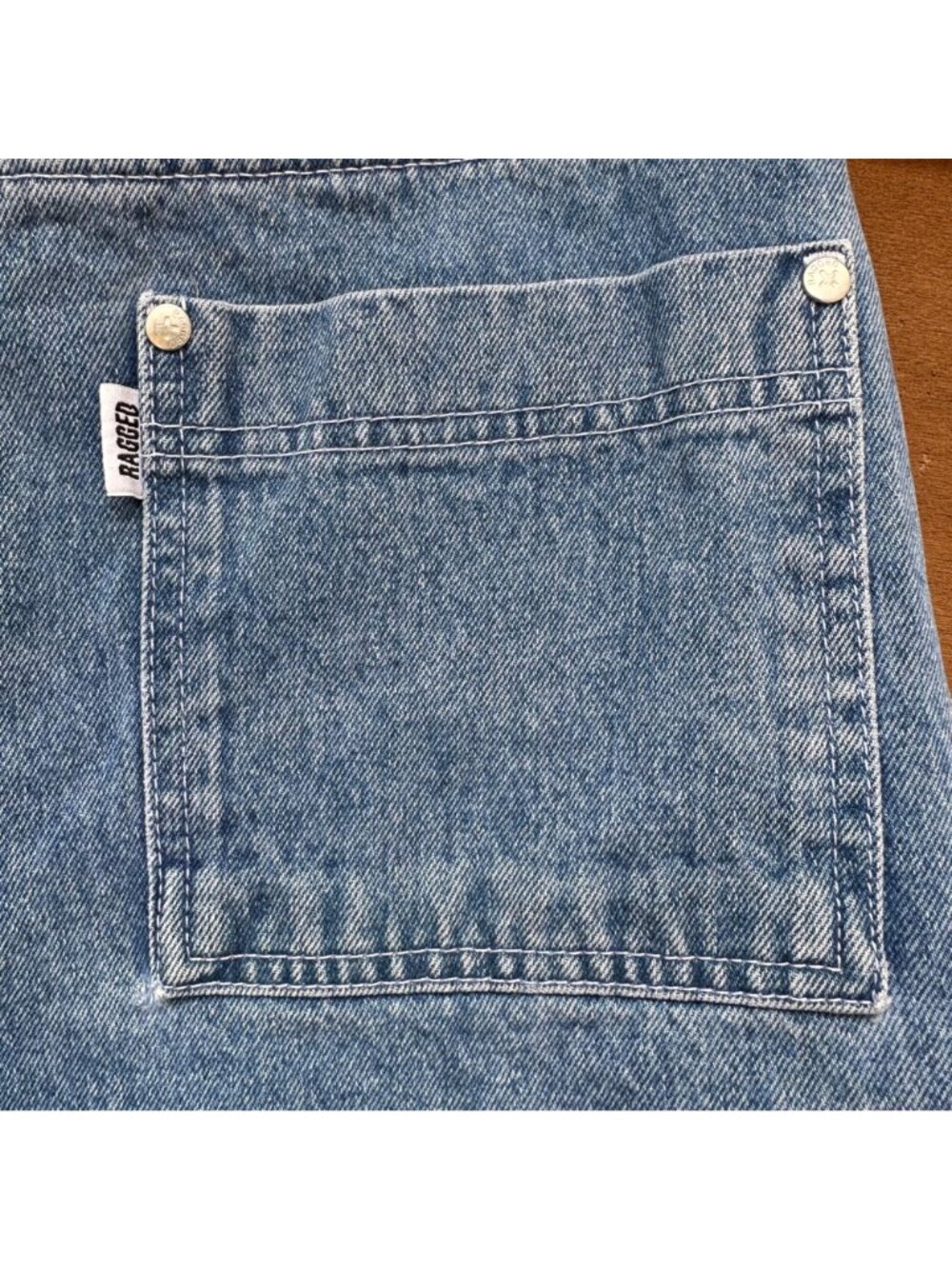Ragged Jeans High-Waist Blue Denim Pants With Zipper Front Size 28 - Picture 13 of 13